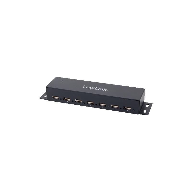 LogiLink USB 20 Hub 7-port metal